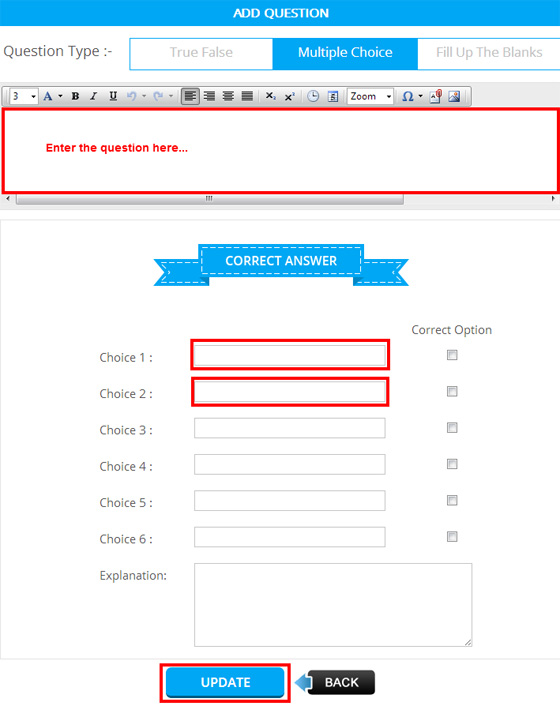 Create Question Bank - screenshot 5