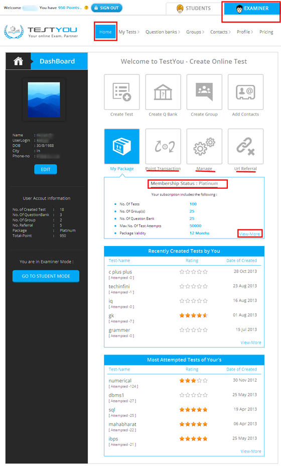 Account and Membership - screenshot 1