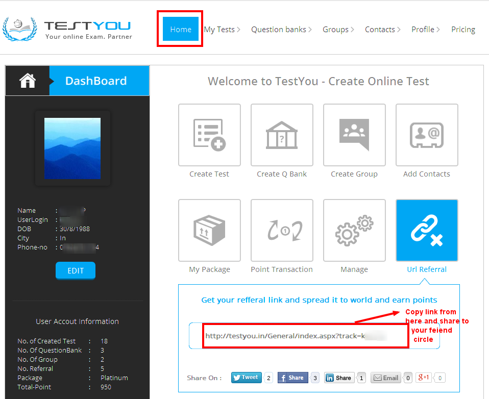 Referral - screenshot 1